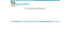 Desktop Screenshot of echange-de-cours.annonceetudiant.com