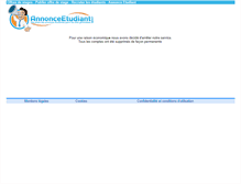 Tablet Screenshot of offres-de-stage.annonceetudiant.com